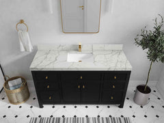 Sonoma 60 in W x 22 in D Free Standing Reeded Single Sink Bathroom Vanity - photo 40