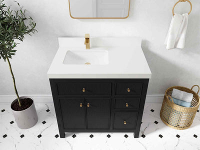 Sonoma 36 in. W x 22 in. D Left Offset Sink Bathroom Vanity