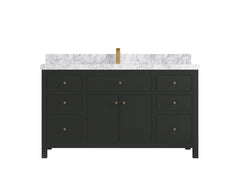 Sonoma 60 in W x 22 in D Free Standing Reeded Single Sink Bathroom Vanity - photo 19