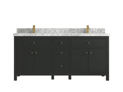Sonoma 72 in W x 22 in D Free Standing Reeded Double Sink Bathroom Vanity - photo 13