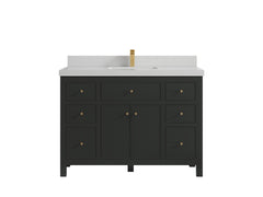 Sonoma 42 in W x 22 in D Free Standing Reeded Single Sink Bathroom Vanity - photo 14