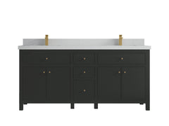 Sonoma 72 in W x 22 in D Free Standing Reeded Double Sink Bathroom Vanity - photo 14