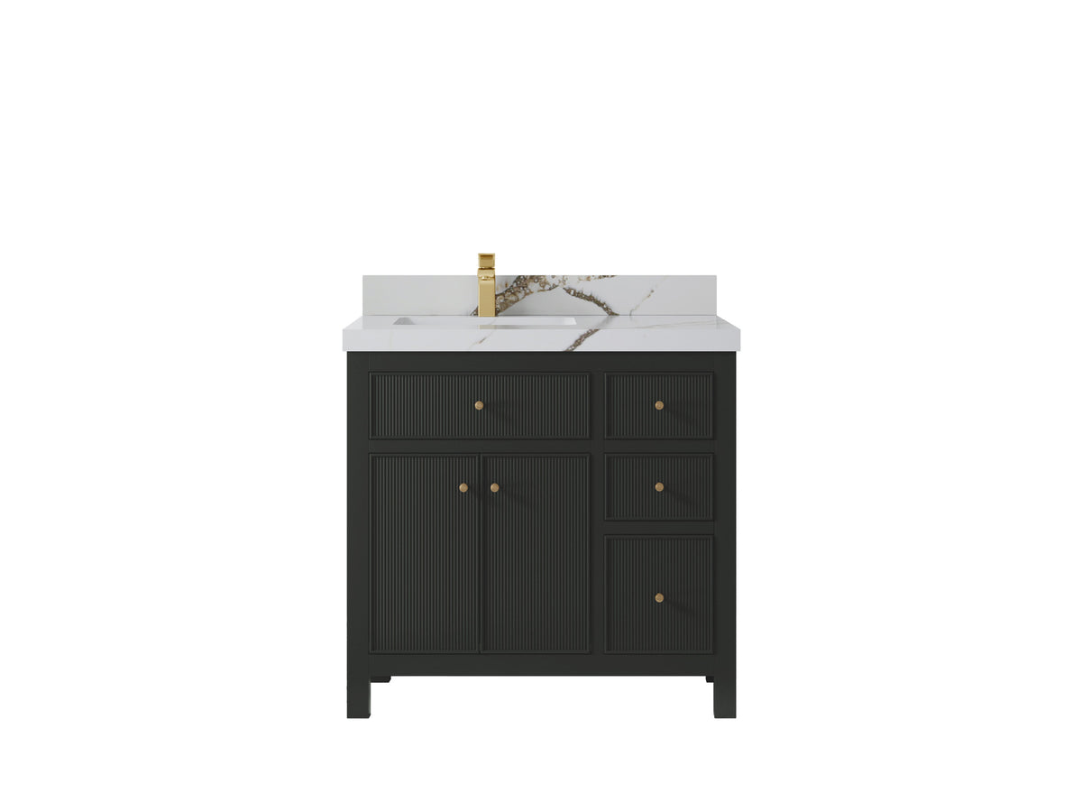 Sonoma 36 in. W x 22 in. D Left Offset Sink Bathroom Vanity