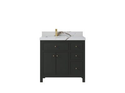 Sonoma 36 in. W x 22 in. D Left Offset Sink Bathroom Vanity