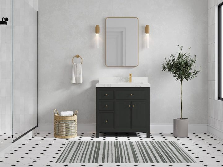 Sonoma 36 in. W x 22 in. D Right Offset Sink Bathroom Vanity - photo 4