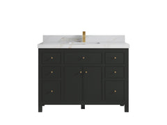 Sonoma 42 in W x 22 in D Free Standing Reeded Single Sink Bathroom Vanity - photo 12