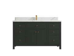 Sonoma 60 in W x 22 in D Free Standing Reeded Single Sink Bathroom Vanity - photo 21