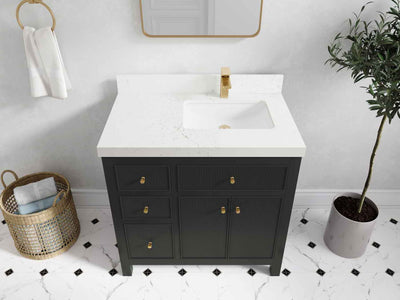 Sonoma 36 in. W x 22 in. D Right Offset Sink Bathroom Vanity
