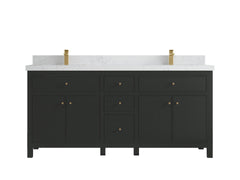 Sonoma 72 in W x 22 in D Free Standing Reeded Double Sink Bathroom Vanity - photo 18
