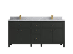 Sonoma 72 in W x 22 in D Free Standing Reeded Double Sink Bathroom Vanity - photo 19
