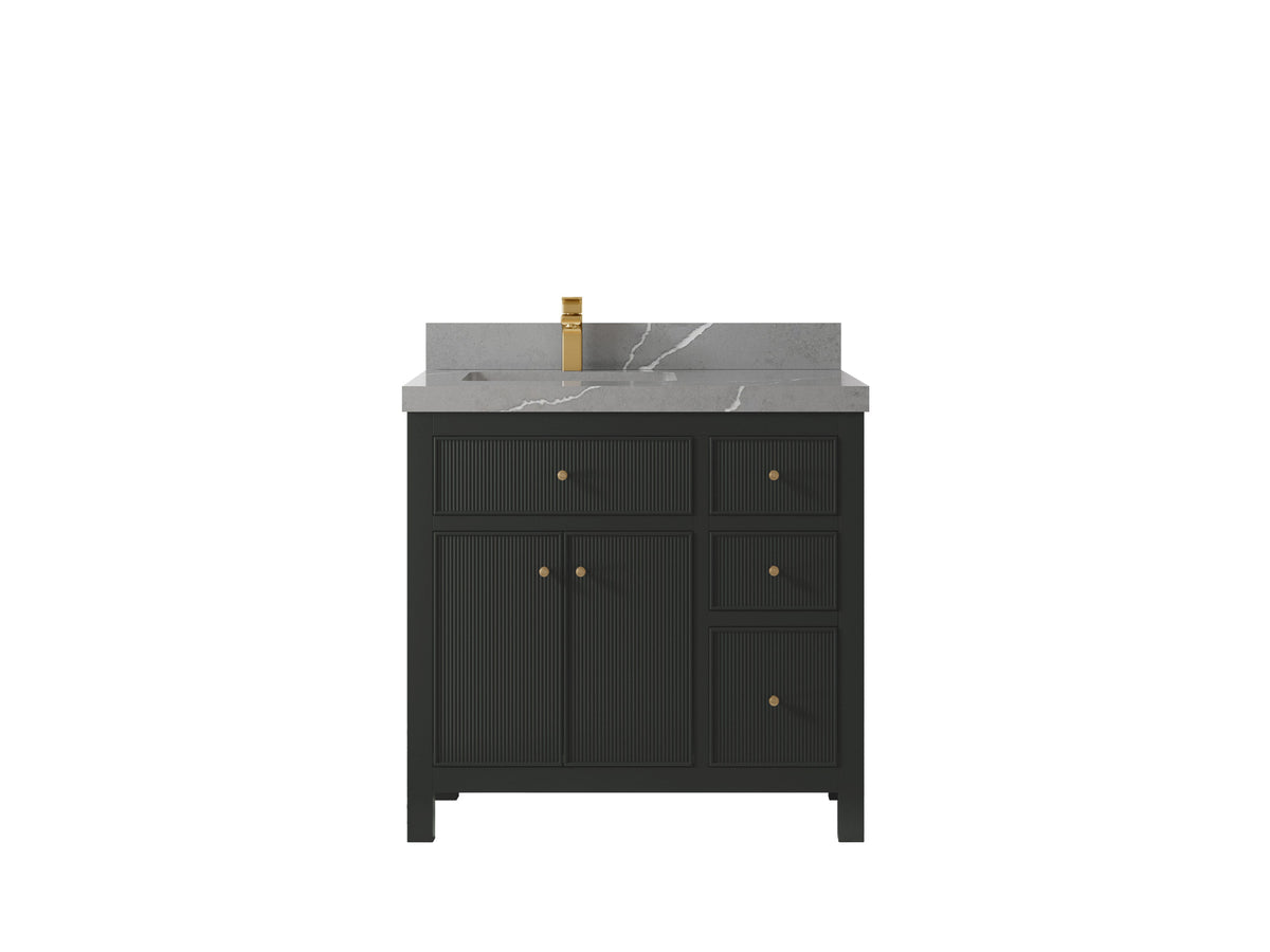 Sonoma 36 in. W x 22 in. D Left Offset Sink Bathroom Vanity