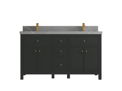 Sonoma 60 in W x 22 in D Free Standing Reeded Double Sink Bathroom Vanity - photo 32