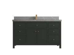 Sonoma 60 in W x 22 in D Free Standing Reeded Single Sink Bathroom Vanity - photo 26