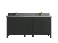 Sonoma 72 in W x 22 in D Free Standing Reeded Double Sink Bathroom Vanity - photo 20