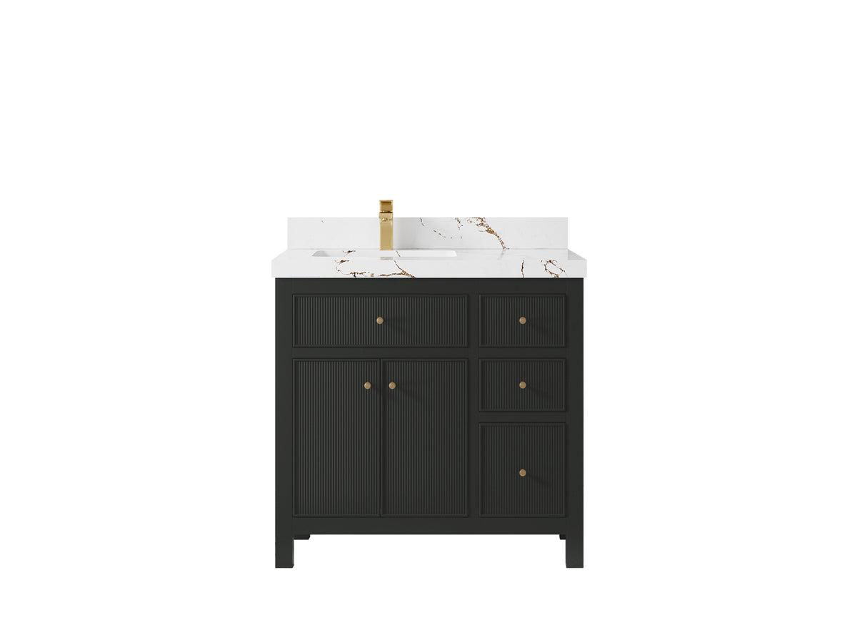 Sonoma 36 in. W x 22 in. D Left Offset Sink Bathroom Vanity