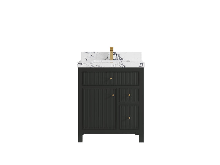 Sonoma 30 in W x 22 in D Reeded Free Standing Single Sink Bathroom Vanity blt - photo 22