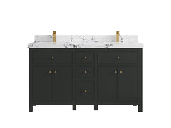 Sonoma 60 in W x 22 in D Free Standing Reeded Double Sink Bathroom Vanity - photo 38