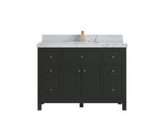 Sonoma 42 in W x 22 in D Free Standing Reeded Single Sink Bathroom Vanity - photo 24
