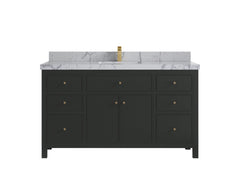 Sonoma 60 in W x 22 in D Free Standing Reeded Single Sink Bathroom Vanity - photo 30