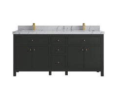 Sonoma 72 in W x 22 in D Free Standing Reeded Double Sink Bathroom Vanity - photo 24