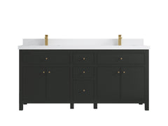 Sonoma 72 in W x 22 in D Free Standing Reeded Double Sink Bathroom Vanity - photo 31