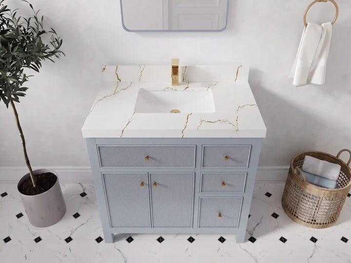 Sonoma 36 in. W x 22 in. D Center Sink Bathroom Vanity - photo 5