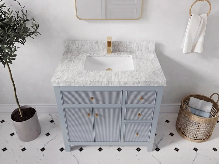 Sonoma 36 in. W x 22 in. D Center Sink Bathroom Vanity - photo 12
