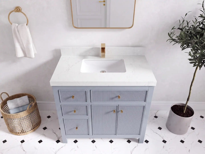 Sonoma 36 in. W x 22 in. D with Center Sink Bathroom Vanity - photo 13
