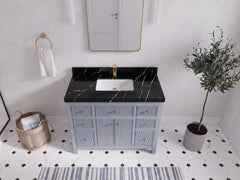 Sonoma 42 in W x 22 in D Free Standing Reeded Single Sink Bathroom Vanity - photo 5