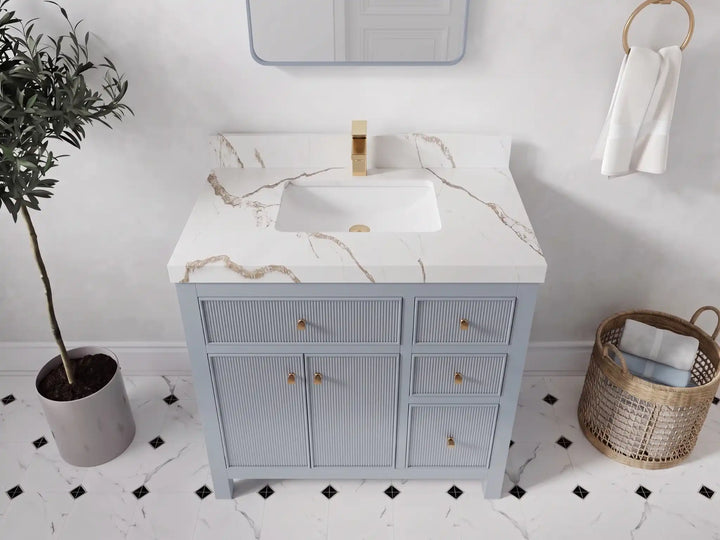Sonoma 36 in. W x 22 in. D Center Sink Bathroom Vanity - photo 7
