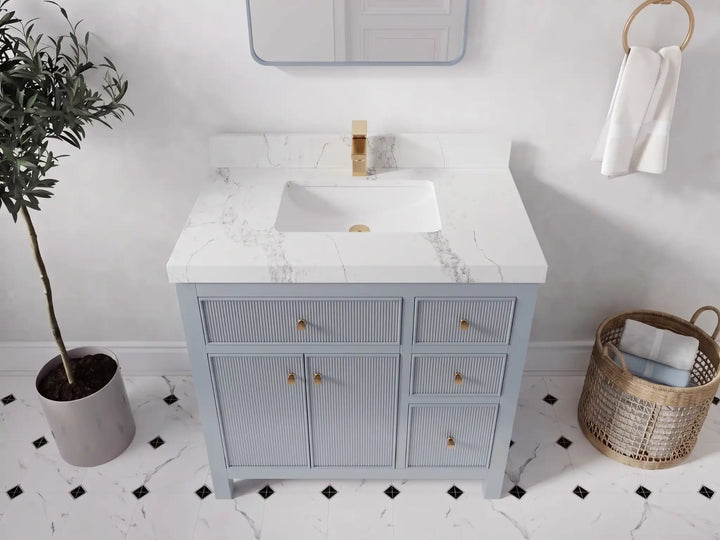 Sonoma 36 in. W x 22 in. D Center Sink Bathroom Vanity - photo 9