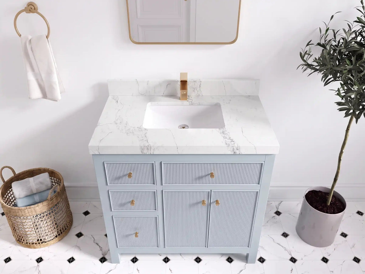 Sonoma 36 in. W x 22 in. D with Center Sink Bathroom Vanity