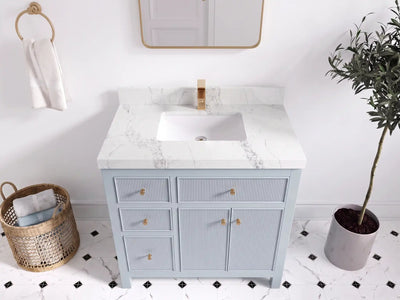 Sonoma 36 in. W x 22 in. D with Center Sink Bathroom Vanity
