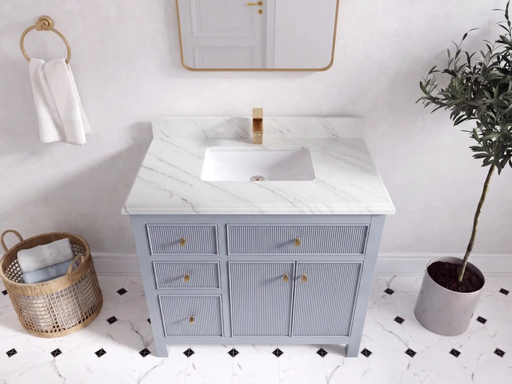 Sonoma 36 in. W x 22 in. D with Center Sink Bathroom Vanity - photo 16