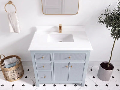 Sonoma 36 in. W x 22 in. D with Center Sink Bathroom Vanity