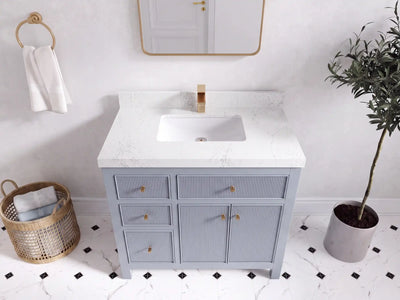 Sonoma 36 in. W x 22 in. D with Center Sink Bathroom Vanity