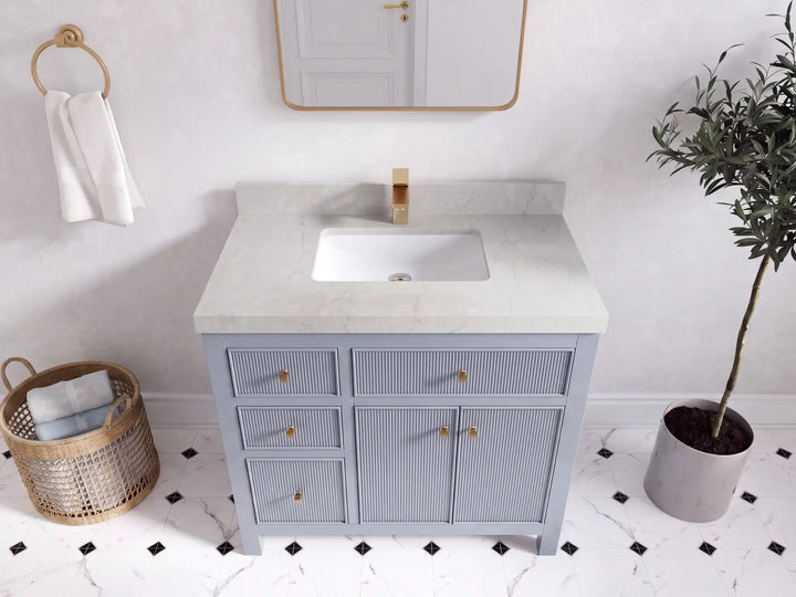 Sonoma 36 in. W x 22 in. D with Center Sink Bathroom Vanity - photo 18