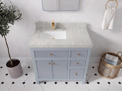 Sonoma 36 in. W x 22 in. D Left Offset Sink Bathroom Vanity - photo 21