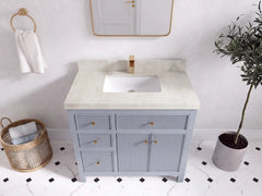 Sonoma 36 in. W x 22 in. D with Center Sink Bathroom Vanity - photo 19