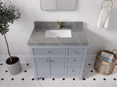 Sonoma 36 in. W x 22 in. D Center Sink Bathroom Vanity - photo 22
