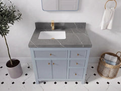Sonoma 36 in. W x 22 in. D Left Offset Sink Bathroom Vanity - photo 22