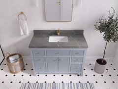 Sonoma 48 in W x 22 in D Free Standing Reeded Single Sink Bathroom Vanity - photo 23