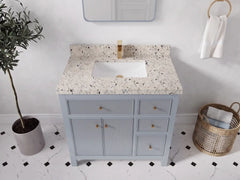 Sonoma 36 in. W x 22 in. D Center Sink Bathroom Vanity - photo 26