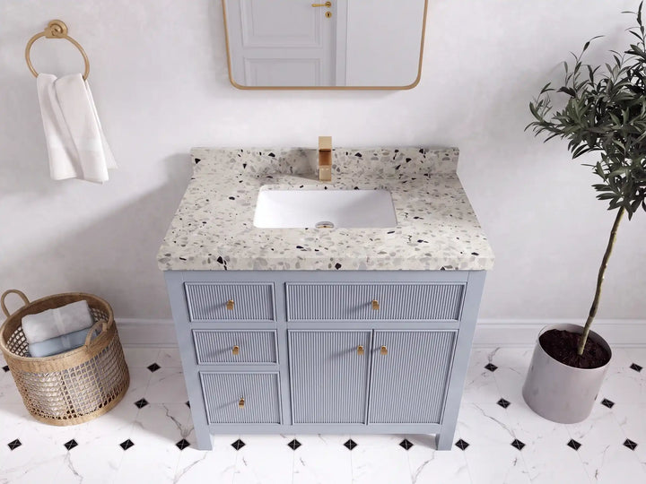 Sonoma 36 in. W x 22 in. D with Center Sink Bathroom Vanity - photo 27