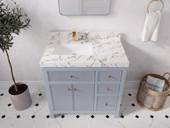 Sonoma 36 in. W x 22 in. D Left Offset Sink Bathroom Vanity - photo 24