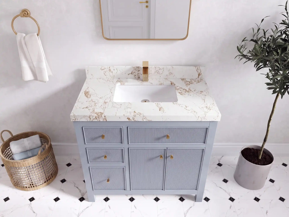 Sonoma 36 in. W x 22 in. D with Center Sink Bathroom Vanity