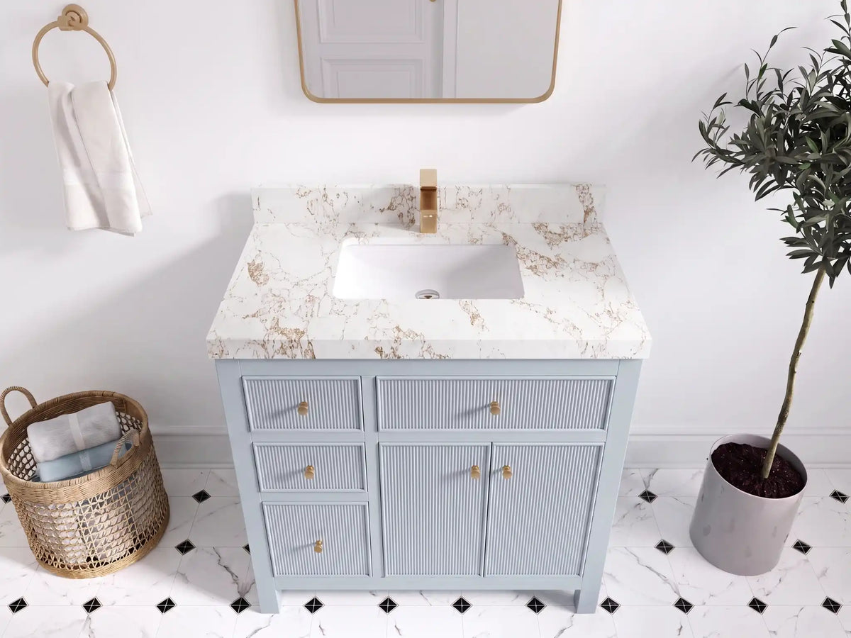 Sonoma 36 in. W x 22 in. D with Center Sink Bathroom Vanity