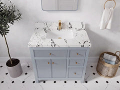 Sonoma 36 in. W x 22 in. D Center Sink Bathroom Vanity - photo 25