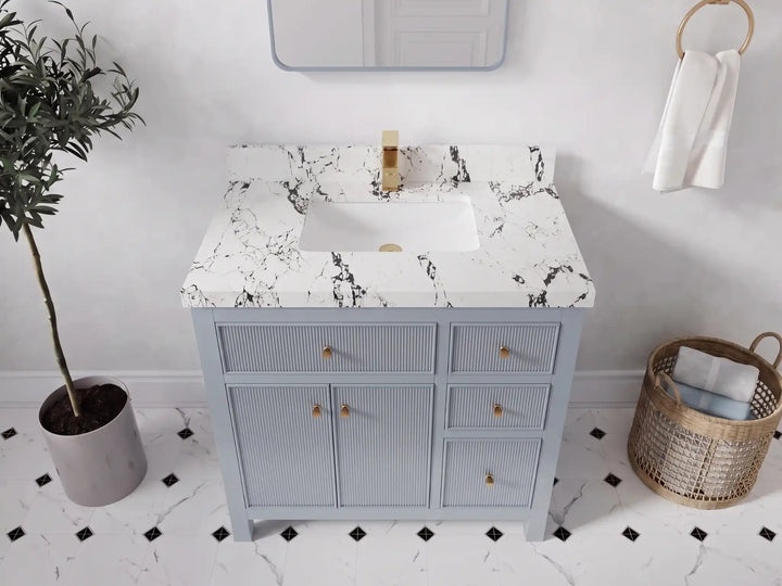 Sonoma 36 in. W x 22 in. D Center Sink Bathroom Vanity - photo 25