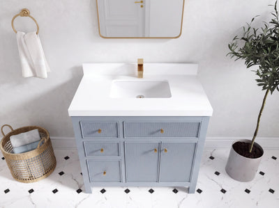 Sonoma 36 in. W x 22 in. D with Center Sink Bathroom Vanity